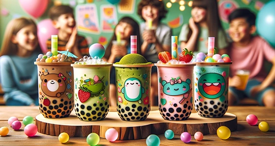 Selbstgemachter Bubble Tea