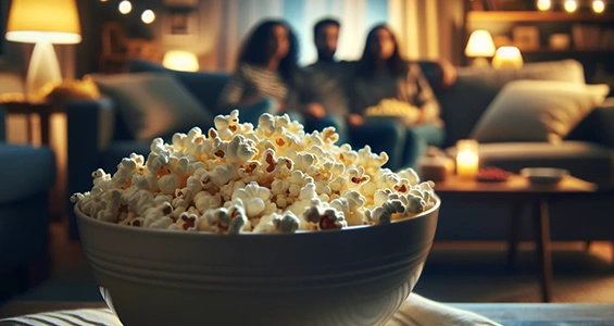 Popcorn zu Hause im Topf selber machen