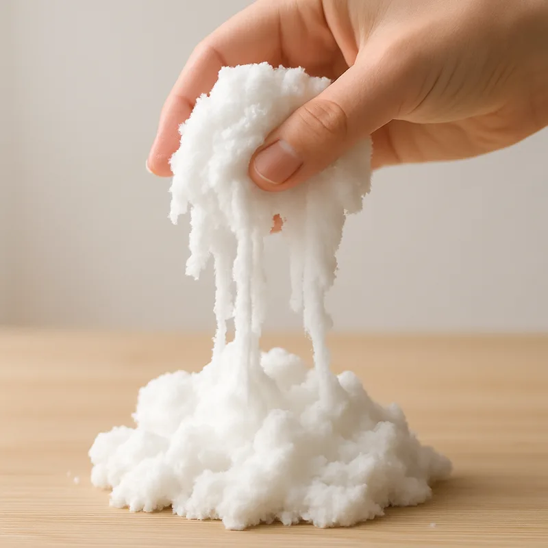 Fluffiger Cloud Slime mit Instant-Schnee