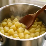 Äpfel weich dünsten