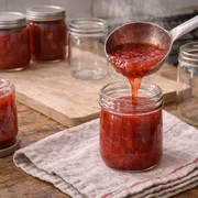 Marmelade abfüllen