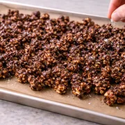 Schoko-Popcorn abkühlen lassen