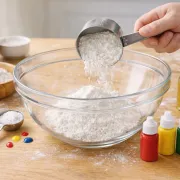 Trockene Zutaten mischen