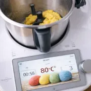 Thermomix erhitzt Knete